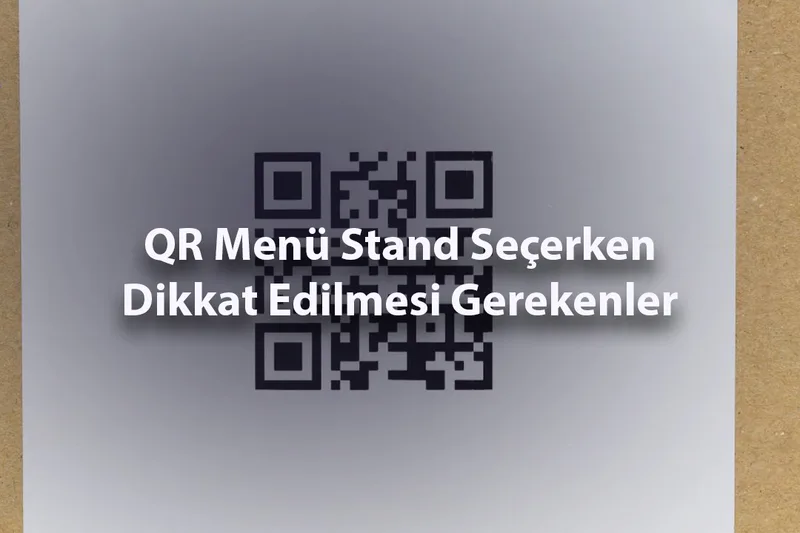 Things to Consider When Choosing a QR Menu Stand