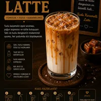 Tuzlu karamellei İce Latte - Sakız Hanım