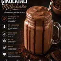 Çikolatalı Milkshake - Sakız Hanım