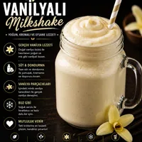 Vanilyalı Milkshake - Sakız Hanım