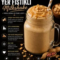 Yer fıstıklı Milkshake - Sakız Hanım