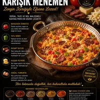 Karışık menemen - Sakız Hanım