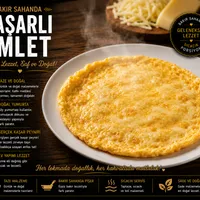 Kaşarlı omlet - Sakız Hanım