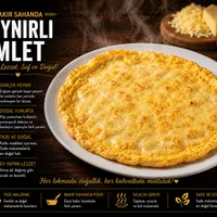 Peynirli omlet - Sakız Hanım
