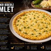 Peynirli biberli omlet - Sakız Hanım