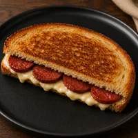 Yarım ekmek karışık tost - Sakız Hanım