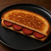 Yarım ekmek kasap sucuk tost - Sakız Hanım